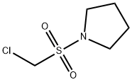 1-氯甲磺酰基吡咯烷 结构式