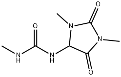 1,3,8-trimethylallantoin Structure