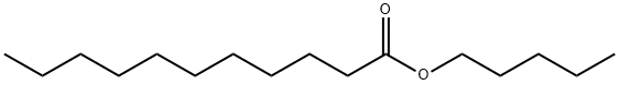 ウンデカン酸ペンチル 化学構造式