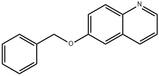 6-ベンジルオキシキノリン 化学構造式
