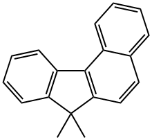 7,7-二甲基-7H-苯并芴, 112486-09-6, 结构式