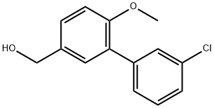 [1,1'-Biphenyl]-3-methanol, 3'-chloro-6-methoxy- 结构式