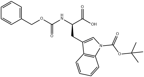 Cbz-D-Trp(Boc)-OH, 1217471-55-0, 结构式