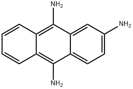 2,9,10-Anthracenetriamine Struktur