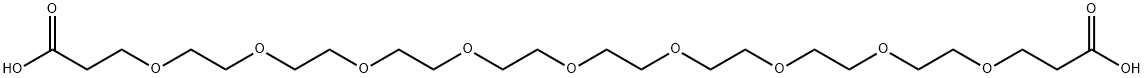 HOOCCH2CH2-PEG24-CH2CH2COOH, 1268488-70-5, 结构式