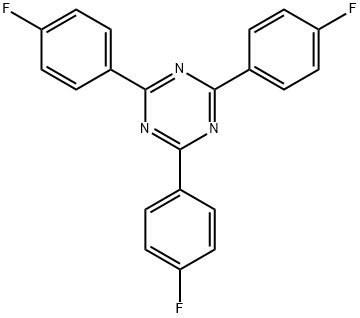 1,3,5-Triazine, 2,4,6-tris(4-fluorophenyl)- Structure