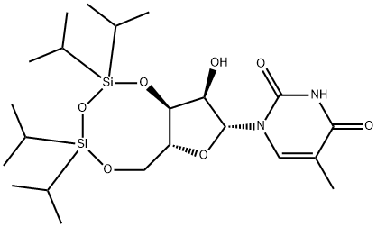 3',5'-TIPS-5-Me-Uridine Structure