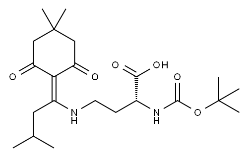 BOC-D-DAB(IVDDE)-OH 结构式