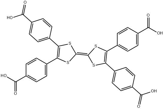 Tetrathiafulvalene-3,4,5,6-tetrakis(4-benzoic acid) Structure