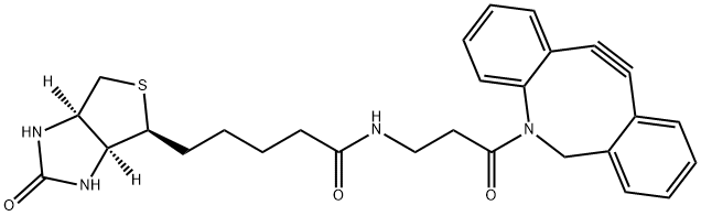 Azadibenzocyclooctyne-Biotin conjugate, 1418217-95-4, 结构式
