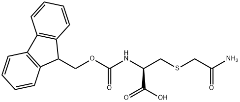 (9H-Fluoren-9-yl)MethOxy]Carbonyl Cys(methylcarboxamide)-OH, 1443324-12-6, 结构式