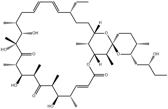 オリゴマイシンF 化学構造式