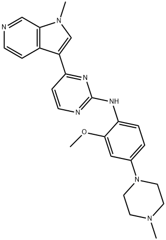 DYRK1B抑制剂(AZ191) 结构式
