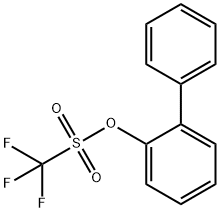 甲烷磺酸,1,1,1-三氟-,[1,1'-联苯]-2-基酯 结构式