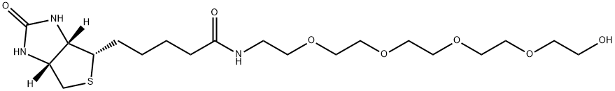 Biotin-PEG5-OH 结构式