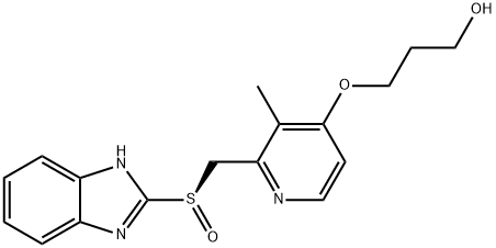 (R)-O-Desmethyl Rabeprazole Impurity Structure