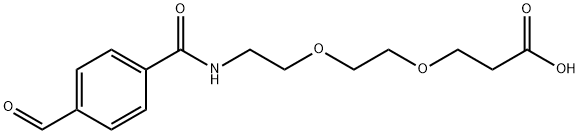 ALD-PH-PEG2-酸 化学構造式