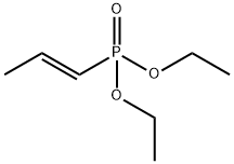 Phosphonic acid, P-(1E)-1-propen-1-yl-, diethyl ester Structure