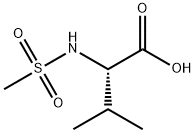 2-甲磺酰胺-3-甲基丁酸 结构式