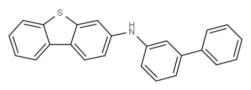 N-([[1,1'-联苯]-3-基]二苯并[B,D]噻吩-3-胺 结构式