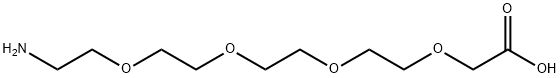 氨基-四聚乙二醇-乙酸 结构式