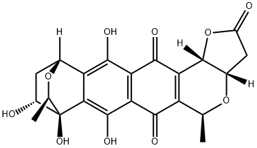 榴菌素 A, 19879-06-2, 结构式