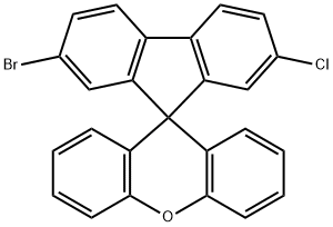 2-bromo-7-chlorosipro[fluorene-9,9'-xanthene] Structure
