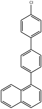 1-(4′-氯[1,1′-联苯]-4-基)萘, 2414502-90-0, 结构式