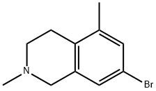 Isoquinoline, 7-bromo-1,2,3,4-tetrahydro-2,5-dimethyl- Struktur