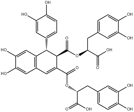 (+)-ラブドシイン 化学構造式
