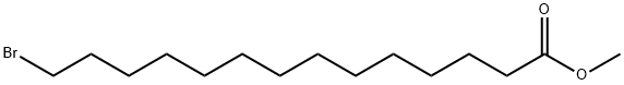 Tetradecanoic acid, 14-bromo-, methyl ester Structure