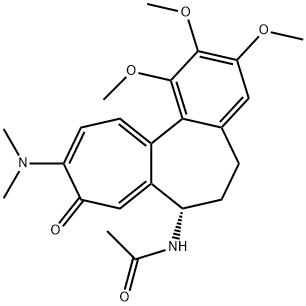 N,N-dimethylcolchiceinamide 结构式