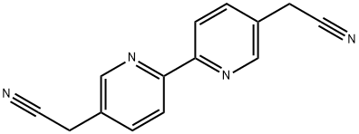 BIPY531, 2,2'-([2,2'-Bipyridine]-5,5'-diyl)diacetonitrile Structure