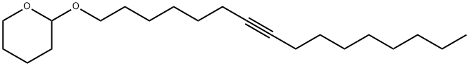 2H-Pyran, 2-(7-hexadecyn-1-yloxy)tetrahydro- Struktur