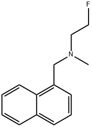 1-Naphthalenemethanamine, N-(2-fluoroethyl)-N-methyl- Struktur