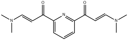 (2E,2E)-1,1'-(吡啶-2,6-二基)双(3-(二甲基氨基)丙-2-烯-1-酮) 结构式