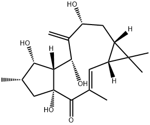 7-羟基千金子二萜醇 结构式