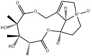 (13R,14R)-14,19-Dihydro-12,13-dihydroxy-20-norcrotalanan-11,15-dione 4-oxide|野百合碱N-氧化物