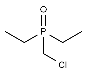 [(chloromethyl)(ethyl)phosphoryl]ethane 结构式