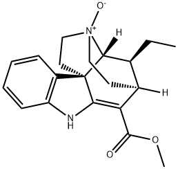 2,16-Didehydro-16-(methoxycarbonyl)condyfolan 4-oxide Struktur