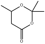 1,3-Dioxan-4-one, 2,2,6-trimethyl- Struktur