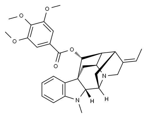 (17R,19E)-19,20-Didehydroajmalan-17-ol 3,4,5-trimethoxybenzoate Structure