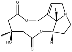 (13S)-14-Deethylidene-13-hydroxy-17-norcrotalanan-11,15-dione Struktur
