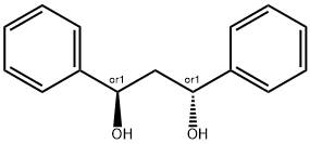 (±)-1,3-ジフェニル-1,3-プロパンジオール 化学構造式