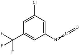 Benzene, 1-chloro-3-isocyanato-5-(trifluoromethyl)-, 56309-57-0, 结构式