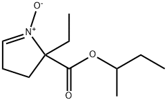 2H-Pyrrole-2-carboxylicacid,2-ethyl-3,4-dihydro-,1-methylpropylester,1-oxide(9CI) Structure