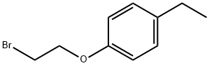 Benzene, 1-(2-bromoethoxy)-4-ethyl- Struktur