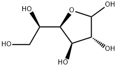 α-D-グルコフラノース 化学構造式