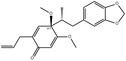 异二氢风藤奎醇 A 结构式