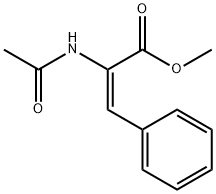 2-Propenoic acid, 2-(acetylamino)-3-phenyl-, methyl ester, (2E)- Structure